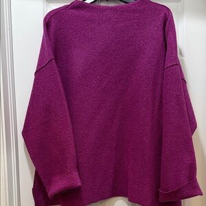 EILEEN FISHER LIGHTWEIGHT BOILED WOOL TOP
